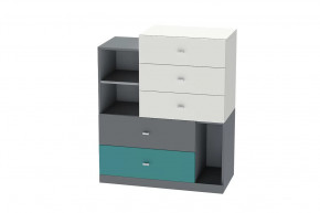 Комод Клео К-1, графит, миндаль, океан Диал в Ишиме - ishim.mebel-tymen.ru | фото