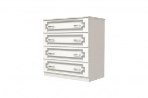 Комод "Лакированный белый жемчуг" 4 ящика в Ишиме - ishim.mebel-tymen.ru | фото