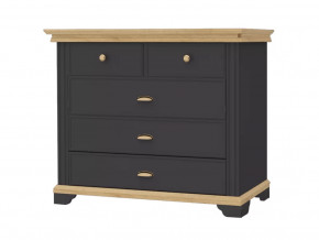 Комод Лиана-1 Дуб Крафт Золотой/Графит в Ишиме - ishim.mebel-tymen.ru | фото