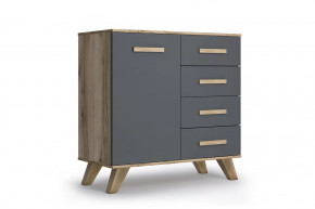 Комод "Вега Скандинавия" Дуб каньон/Силк флай в Ишиме - ishim.mebel-tymen.ru | фото