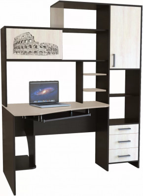 Компьютерный стол КЛ №6.0 Венге/Дуб молочный в Ишиме - ishim.mebel-tymen.ru | фото