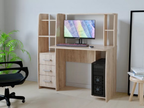 Компьютерный стол КЛ №6.3 Дуб баррик в Ишиме - ishim.mebel-tymen.ru | фото