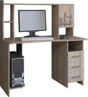 Компьютерный стол КЛ №6.4 Дуб баррик в Ишиме - ishim.mebel-tymen.ru | фото