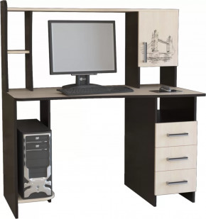 Компьютерный стол КЛ №6.4 Венге/Дуб молочный в Ишиме - ishim.mebel-tymen.ru | фото