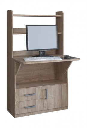 Компьютерный стол СП-1 Дуб баррик в Ишиме - ishim.mebel-tymen.ru | фото