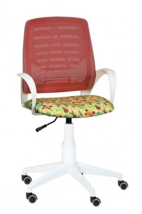 Кресло Ирис WHITE сетка /ткань Т53 (подлокот.084) белая крестовина в Ишиме - ishim.mebel-tymen.ru | фото