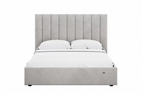 Кровать 1600 Ингрид 312 Велюр Ультра Смог в Ишиме - ishim.mebel-tymen.ru | фото