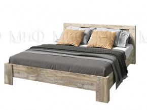 Кровать 1,6м с ортопедом Ривьера Дуб Юкон, Бетон темный в Ишиме - ishim.mebel-tymen.ru | фото