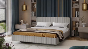 Кровать без ПМ «Шелли» Тип 1 (без подъемного механизма) Велюр Confetti Silver в Ишиме - ishim.mebel-tymen.ru | фото