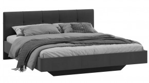 Кровать без ПМ «Элис» Тип 1 (без подъемного механизма) Исп.2 Велюр Графит в Ишиме - ishim.mebel-tymen.ru | фото