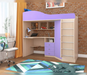 Кровать-чердак Кадет 1 с металлической лестницей Ярофф в Ишиме - ishim.mebel-tymen.ru | фото