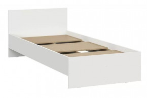 Кровать  Денвер 0,9х2,0 SAFE Белый в Ишиме - ishim.mebel-tymen.ru | фото