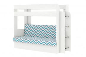 Кровать детская двухъярусная Карамель 75 Бодега светлая WILLY MINT в Ишиме - ishim.mebel-tymen.ru | фото