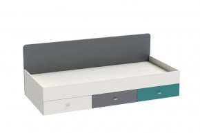 Кровать Клео арт. 010, 900*2000 мм, графит, миндаль, океан Диал в Ишиме - ishim.mebel-tymen.ru | фото