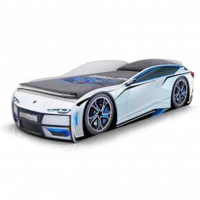 Кровать-машина Little Kiddy с объемным бампером в Ишиме - ishim.mebel-tymen.ru | фото