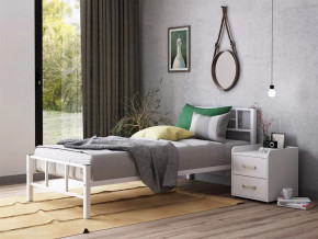 Кровать односпальная Кадис 120х200 Белый в Ишиме - ishim.mebel-tymen.ru | фото