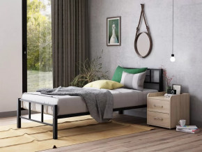 Кровать односпальная Кадис 90х190 Черный в Ишиме - ishim.mebel-tymen.ru | фото