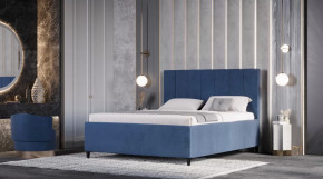 Кровать Оливия 1600 Синий в Ишиме - ishim.mebel-tymen.ru | фото