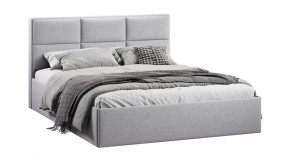 Кровать с ПМ «Стелла» Тип 1 с заглушиной Микровелюр Jercy Silver в Ишиме - ishim.mebel-tymen.ru | фото