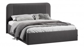 Кровать с ПМ «Тиффани» Тип 1 с заглушиной Велюр Графит в Ишиме - ishim.mebel-tymen.ru | фото