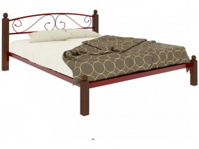 Кровать Вероника Lux красная в Ишиме - ishim.mebel-tymen.ru | фото