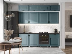 Кухня Престиж 2,4м (Браш Блю) в Ишиме - ishim.mebel-tymen.ru | фото