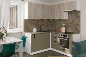 Кухонный гарнитур Альба мега прайм 2 1600х1700 мм в Ишиме - ishim.mebel-tymen.ru | фото