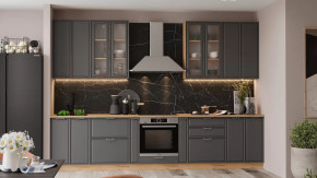 Кухонный гарнитур «Белладжио» №14 Дуб Крафт золотой, Софт графит в Ишиме - ishim.mebel-tymen.ru | фото