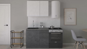 Кухонный гарнитур «Бронкс» длиной 100 см в Ишиме - ishim.mebel-tymen.ru | фото