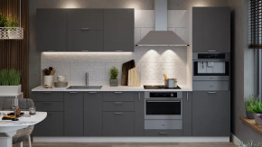 Кухонный гарнитур «Габриэлла» №10 Белый/Титан в Ишиме - ishim.mebel-tymen.ru | фото