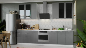 Кухонный гарнитур «Габриэлла» №24 Белый, Титан в Ишиме - ishim.mebel-tymen.ru | фото