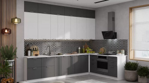 Кухонный гарнитур «Габриэлла» №26 Белый, Сноу, Титан в Ишиме - ishim.mebel-tymen.ru | фото