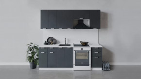 Кухонный гарнитур «Гранита» длиной 220 см в Ишиме - ishim.mebel-tymen.ru | фото