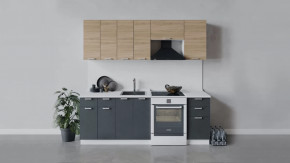 Кухонный гарнитур «Гранита» длиной 220 см в Ишиме - ishim.mebel-tymen.ru | фото