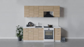 Кухонный гарнитур «Гранита» длиной 220 см в Ишиме - ishim.mebel-tymen.ru | фото