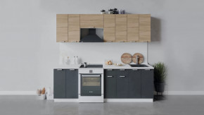 Кухонный гарнитур «Гранита» длиной 240 см в Ишиме - ishim.mebel-tymen.ru | фото