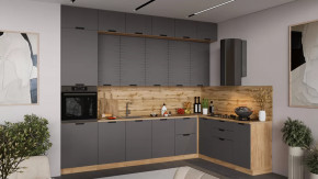 Кухонный гарнитур «Гренада» №20 Дуб Крафт золотой, Холст Вулкан в Ишиме - ishim.mebel-tymen.ru | фото