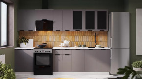 Кухонный гарнитур «Гренада» №3 Белый, Холст Вулкан в Ишиме - ishim.mebel-tymen.ru | фото