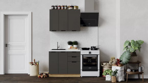 Кухонный гарнитур «Гренада» стандартный Дуб Крафт золотой, Холст Вулкан в Ишиме - ishim.mebel-tymen.ru | фото