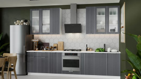 Кухонный гарнитур «Кимберли» №13 Белый, Титан в Ишиме - ishim.mebel-tymen.ru | фото