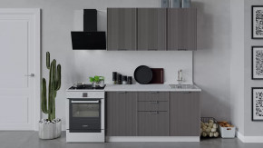 Кухонный гарнитур «Кимберли» длиной 150 см Белый, Муссон в Ишиме - ishim.mebel-tymen.ru | фото