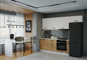 Кухонный гарнитур Лада-2550 столешница 26 мм в Ишиме - ishim.mebel-tymen.ru | фото