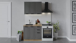 Кухонный гарнитур «Лорас» длиной 100 см Дуб крафт золотой/Холст вулкан в Ишиме - ishim.mebel-tymen.ru | фото