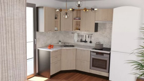 Кухонный гарнитур Надежда оптима 4 1400*2000 мм в Ишиме - ishim.mebel-tymen.ru | фото