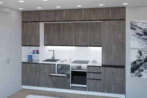 Кухонный гарнитур Ноктюрн люкс 3000 мм в Ишиме - ishim.mebel-tymen.ru | фото