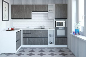 Кухонный гарнитур Ноктюрн мега прайм 1500х2700 мм в Ишиме - ishim.mebel-tymen.ru | фото