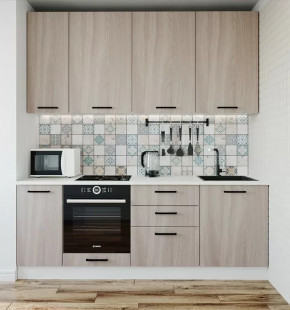 Кухонный гарнитур Шимо-2200 МДФ столешница 38 мм в Ишиме - ishim.mebel-tymen.ru | фото