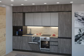 Кухонный гарнитур Симфония люкс 3000 мм в Ишиме - ishim.mebel-tymen.ru | фото