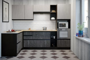 Кухонный гарнитур Симфония мега прайм 1500х2700 мм в Ишиме - ishim.mebel-tymen.ru | фото