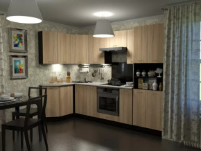 Кухонный гарнитур Симона гранд прайм 2600*1400 мм в Ишиме - ishim.mebel-tymen.ru | фото